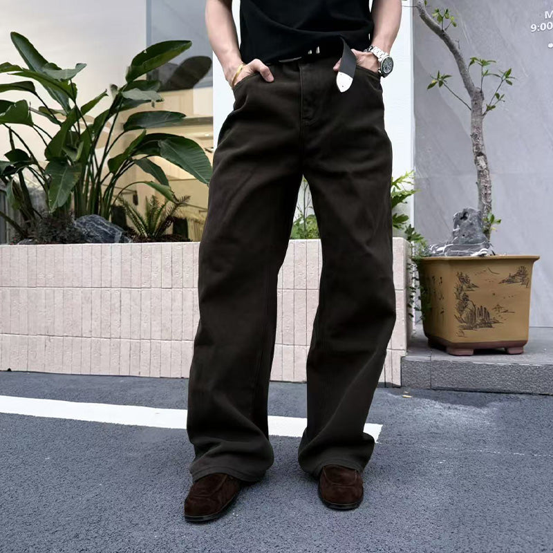 Hidden Edge Straight-Leg Utility Jeans