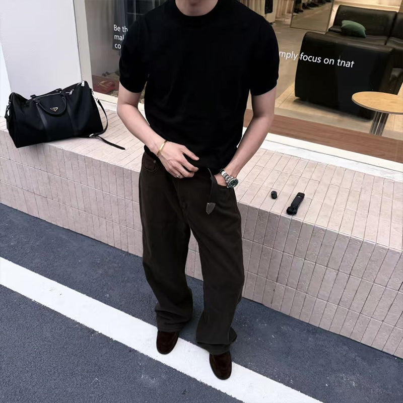 Hidden Edge Straight-Leg Utility Jeans