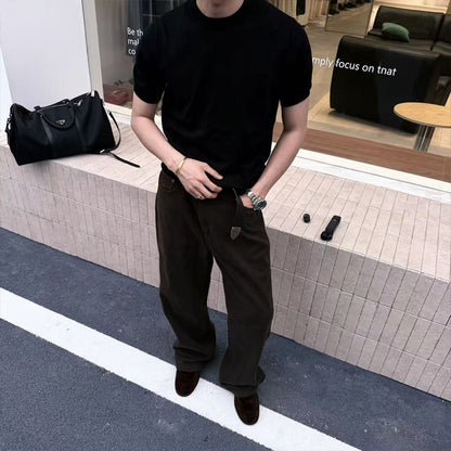 Hidden Edge Straight-Leg Utility Jeans