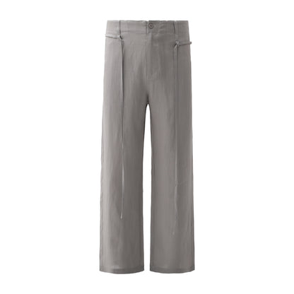 Linen Lyocell Relaxed Trousers
