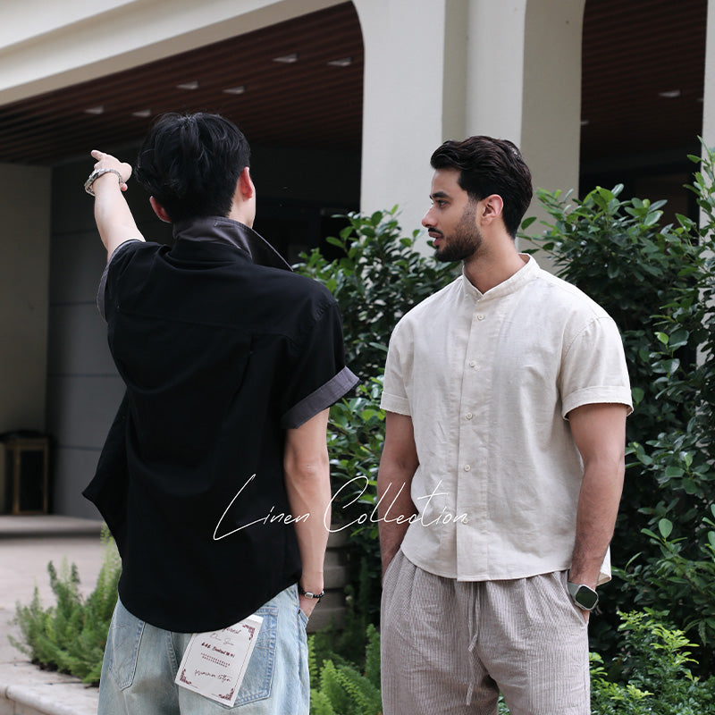 Resort Linen Convertible Shirt