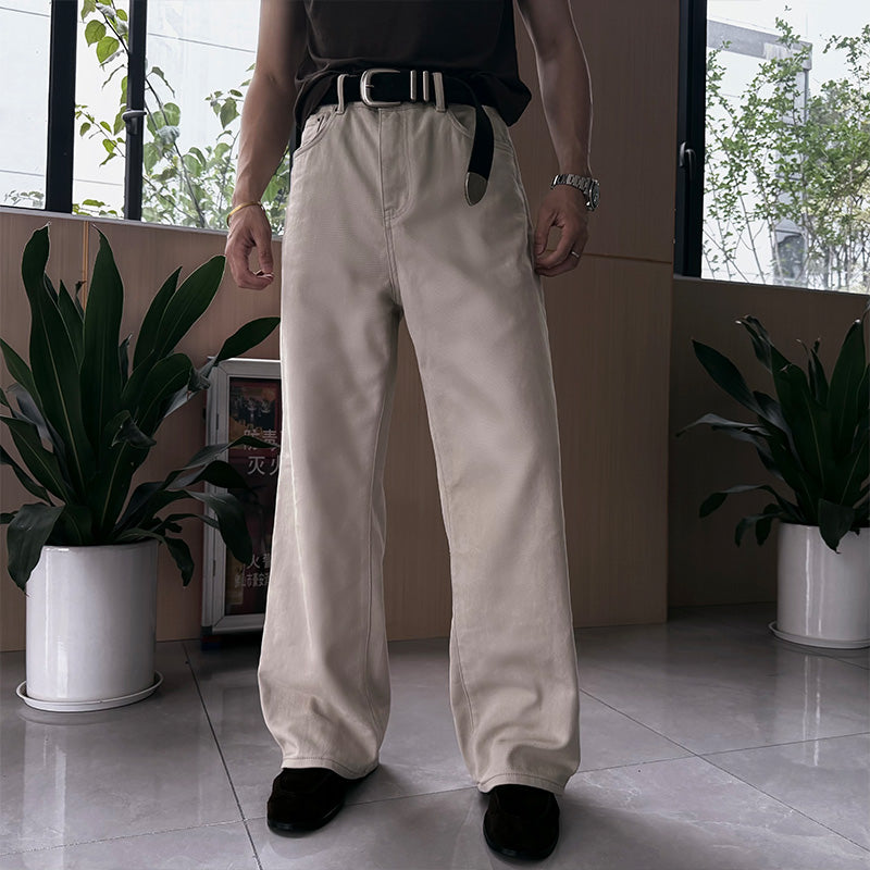 Hidden Edge Straight-Leg Utility Jeans