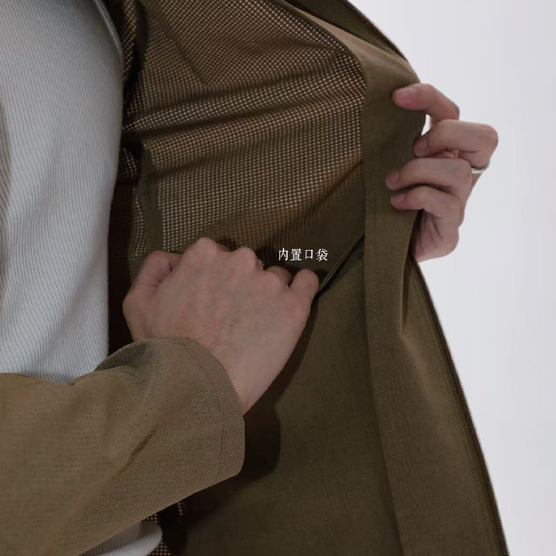 Perforated Airflow Outdoor Jacket