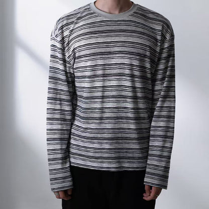 Textured Stripe Overshirt