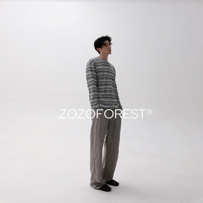 Textured Stripe Overshirt