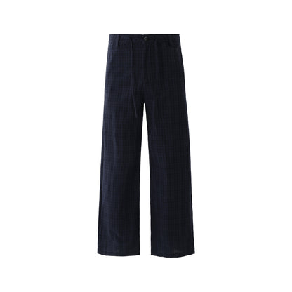 Shadow Check Relaxed Trousers