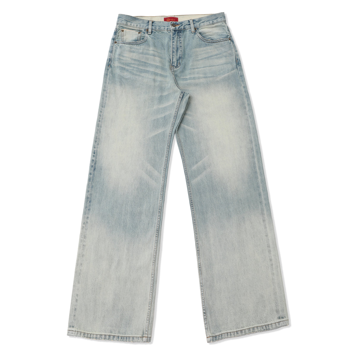 Cream Nevada Washed Jeans