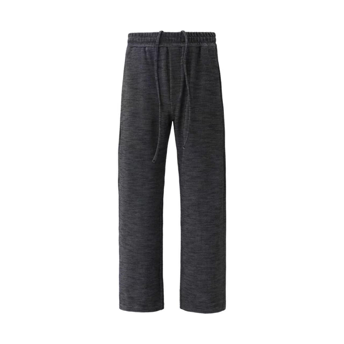 Textured Heather Pleat Track Pants