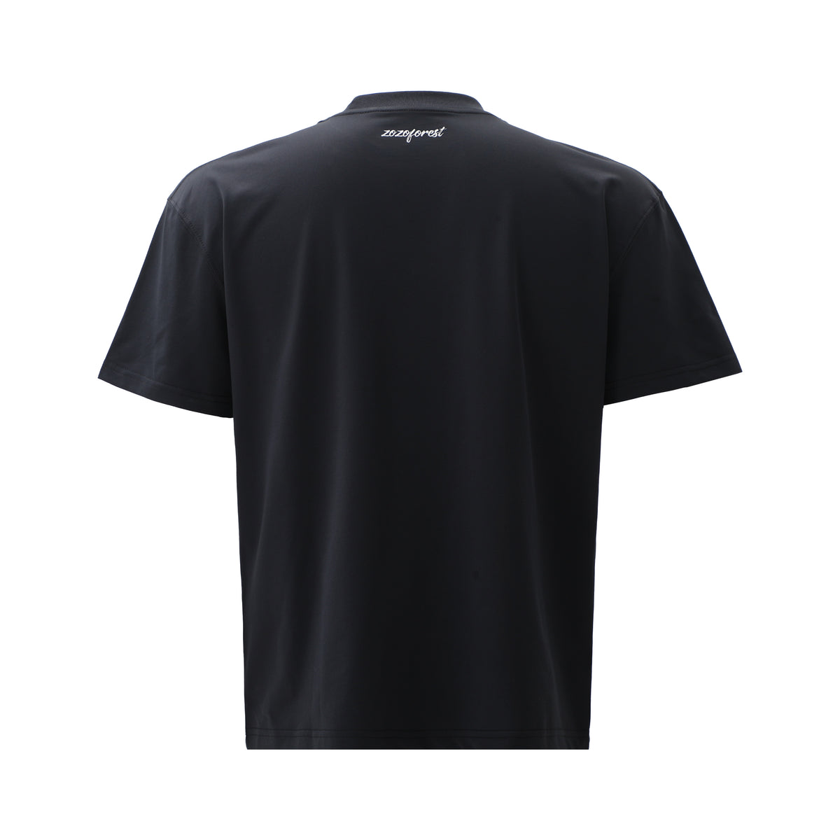 Woven Cotton-Knit Fitted Tee