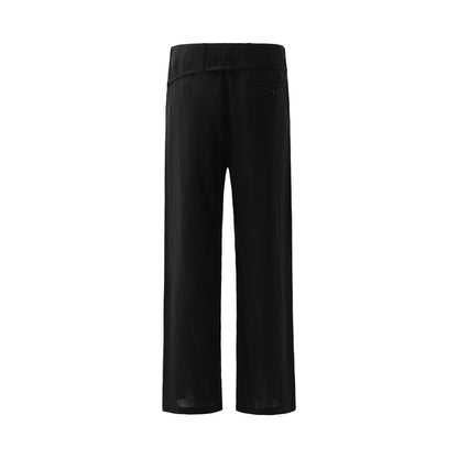 Linen Lyocell Relaxed Trousers