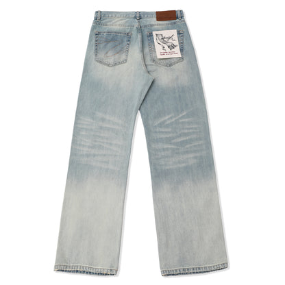 Cream Nevada Washed Jeans