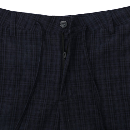 Shadow Check Relaxed Trousers
