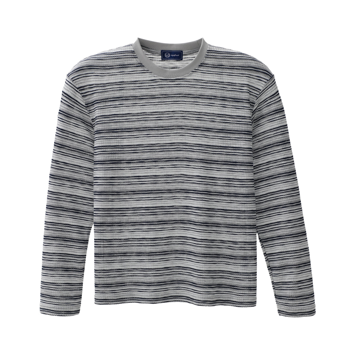 Textured Stripe Overshirt