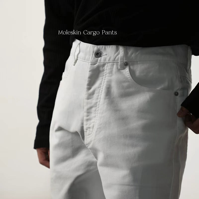 French Moleskin Utility Trousers