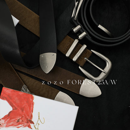 Classic Leather Buckle Belt