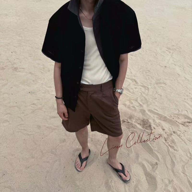 Resort Linen Convertible Shirt