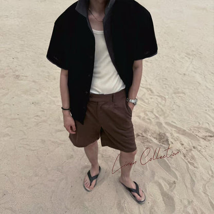 Resort Linen Convertible Shirt
