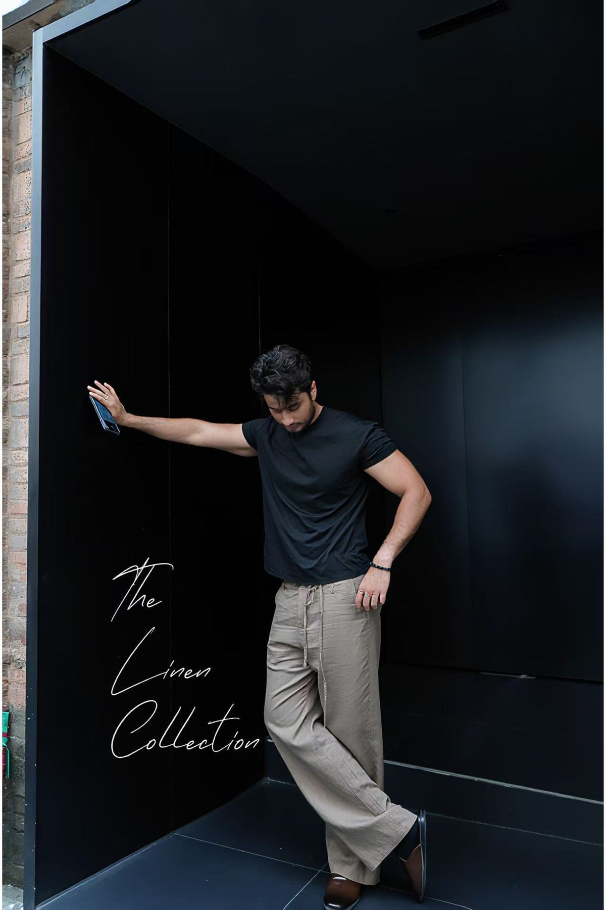 Linen Lyocell Relaxed Trousers