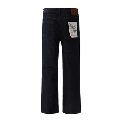Five-Button Rigid Raw Denim