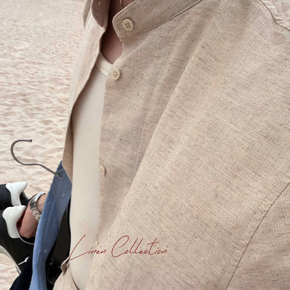 Resort Linen Convertible Shirt