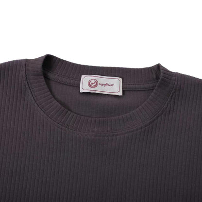 Textured Rib Long Sleeve Tee