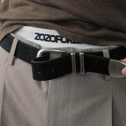 Classic Leather Buckle Belt