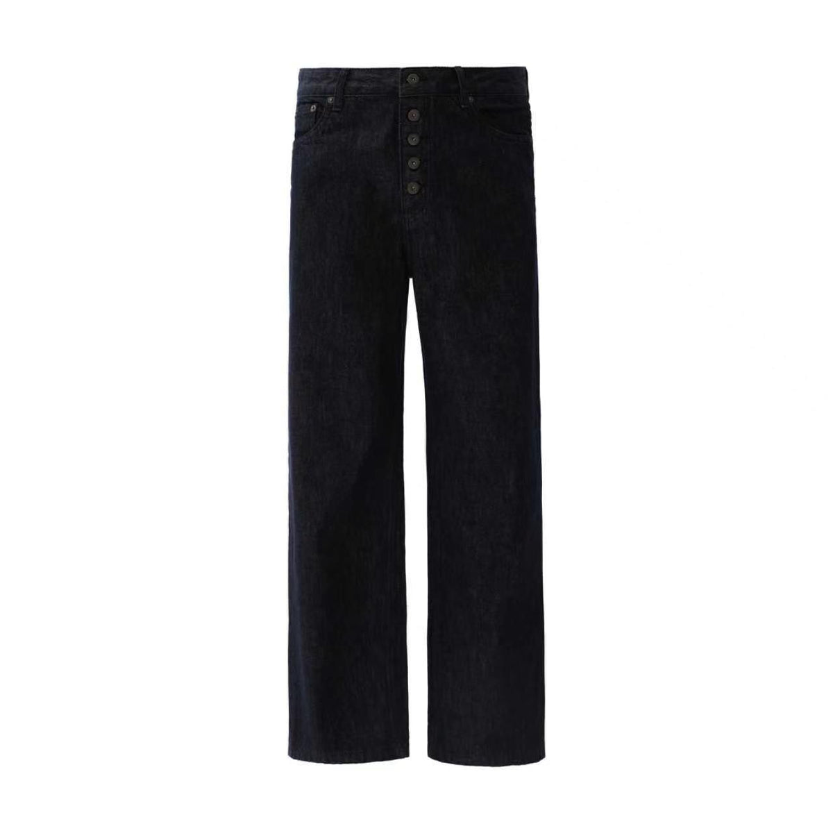 Five-Button Rigid Raw Denim
