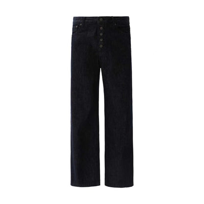 Five-Button Rigid Raw Denim