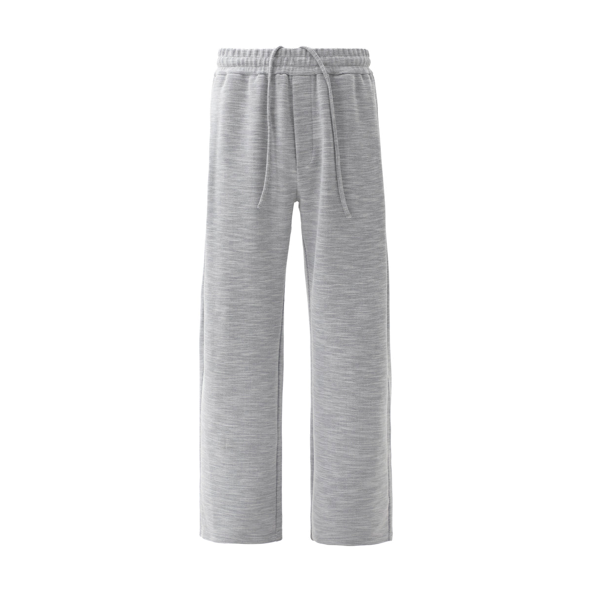 Textured Heather Pleat Track Pants