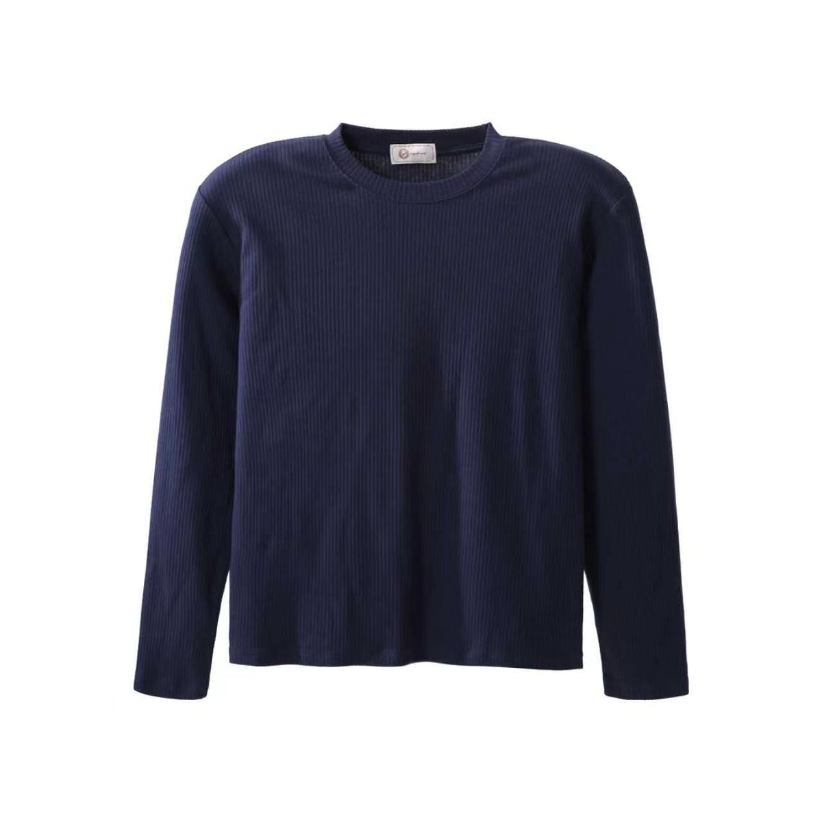 Textured Rib Long Sleeve Tee
