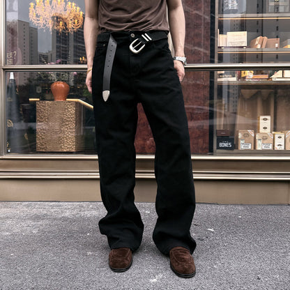 Hidden Edge Straight-Leg Utility Jeans