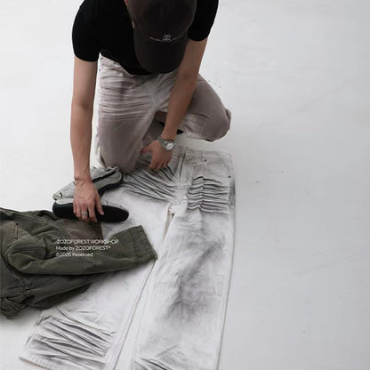 Sketch Wash 14oz Dirty White Denim