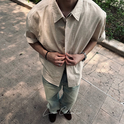 Resort Linen Convertible Shirt