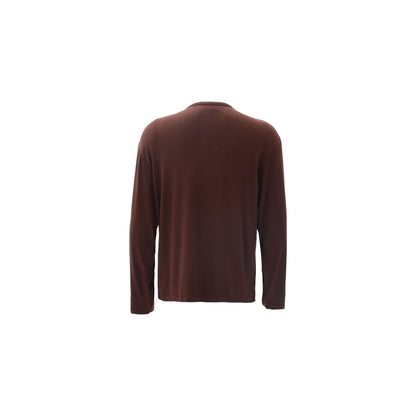 Draped Henley Sweatshirt