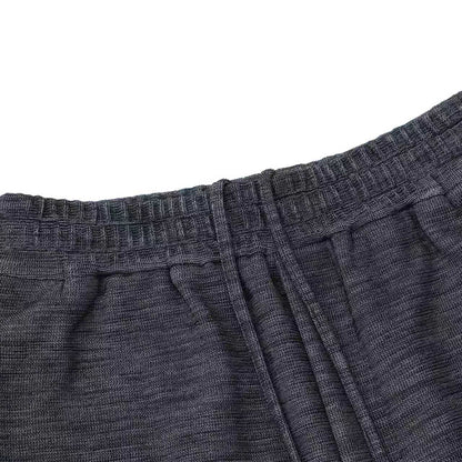 Textured Heather Pleat Track Pants