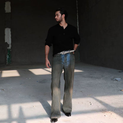 Oil Wash Vintage Jeans