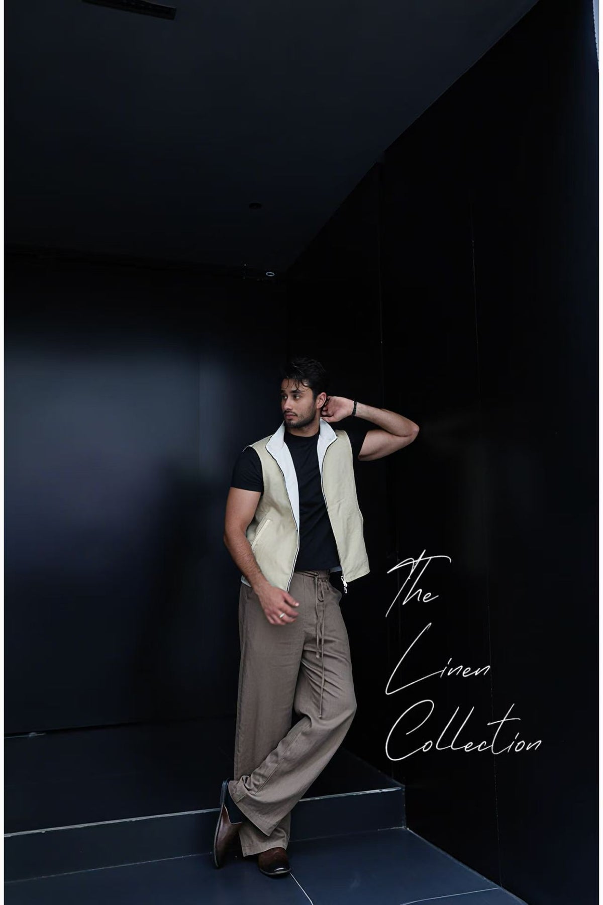 Linen Lyocell Relaxed Trousers