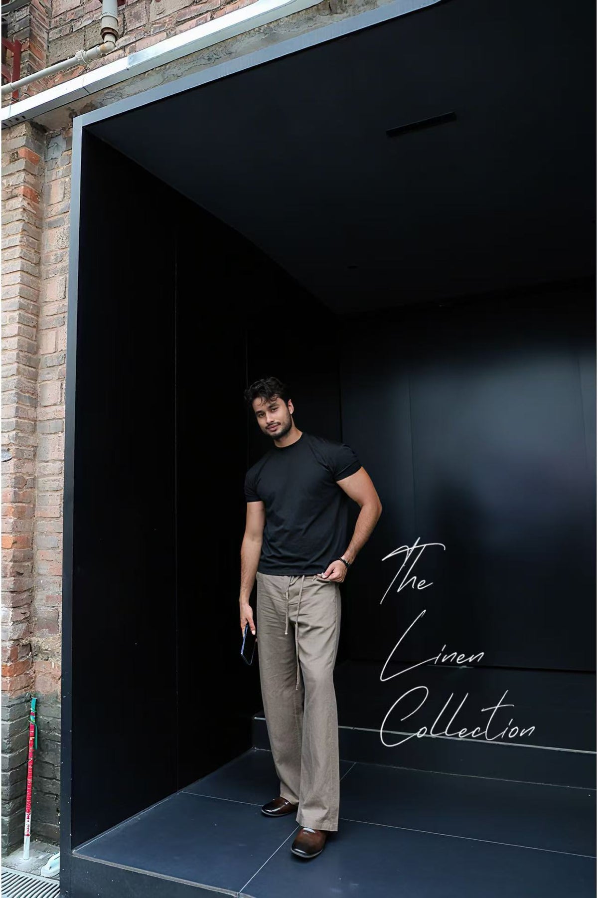 Linen Lyocell Relaxed Trousers