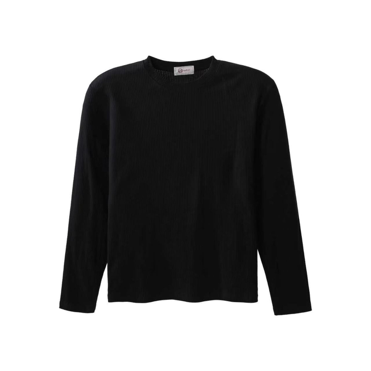 Textured Rib Long Sleeve Tee