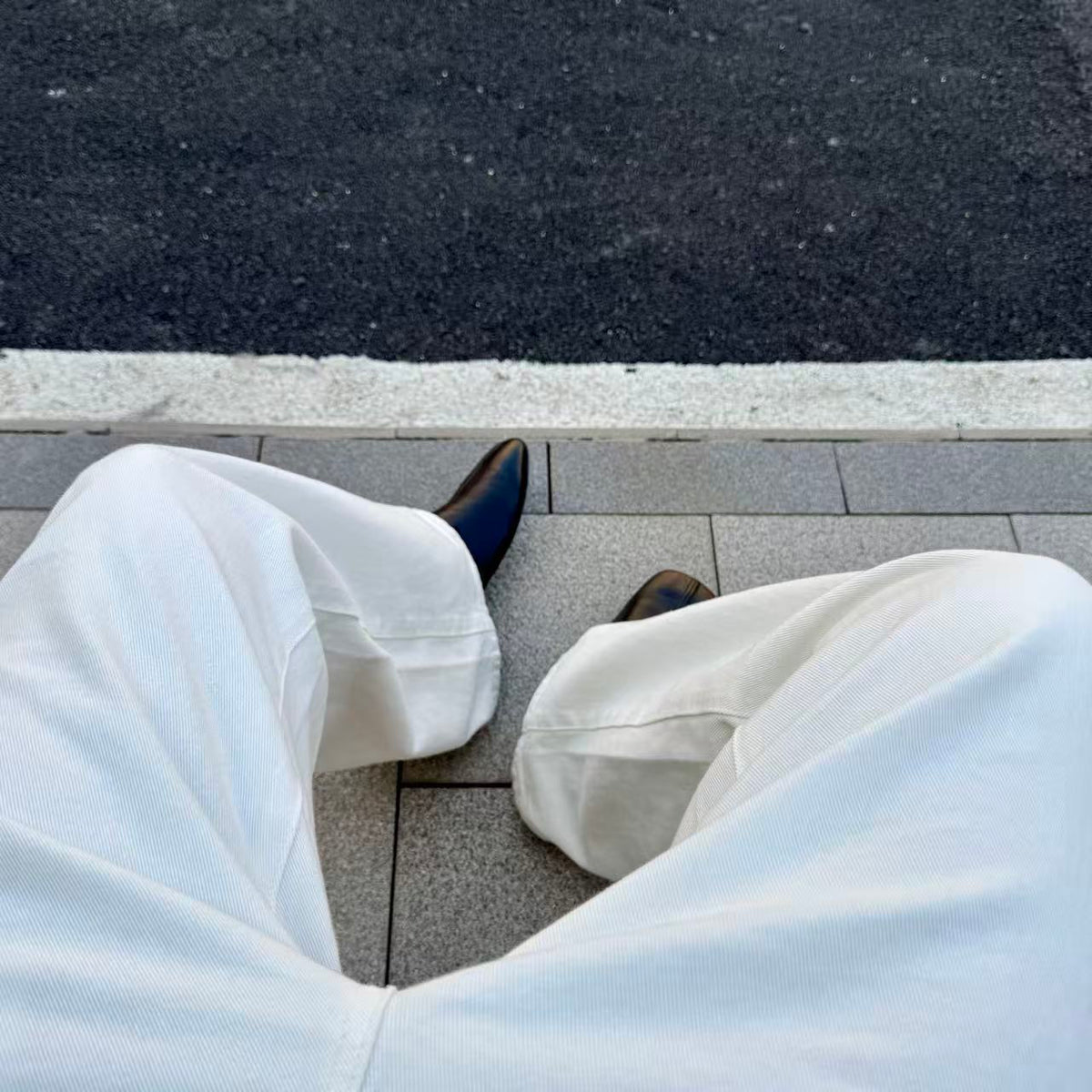 White Knight Straight-Leg Jeans